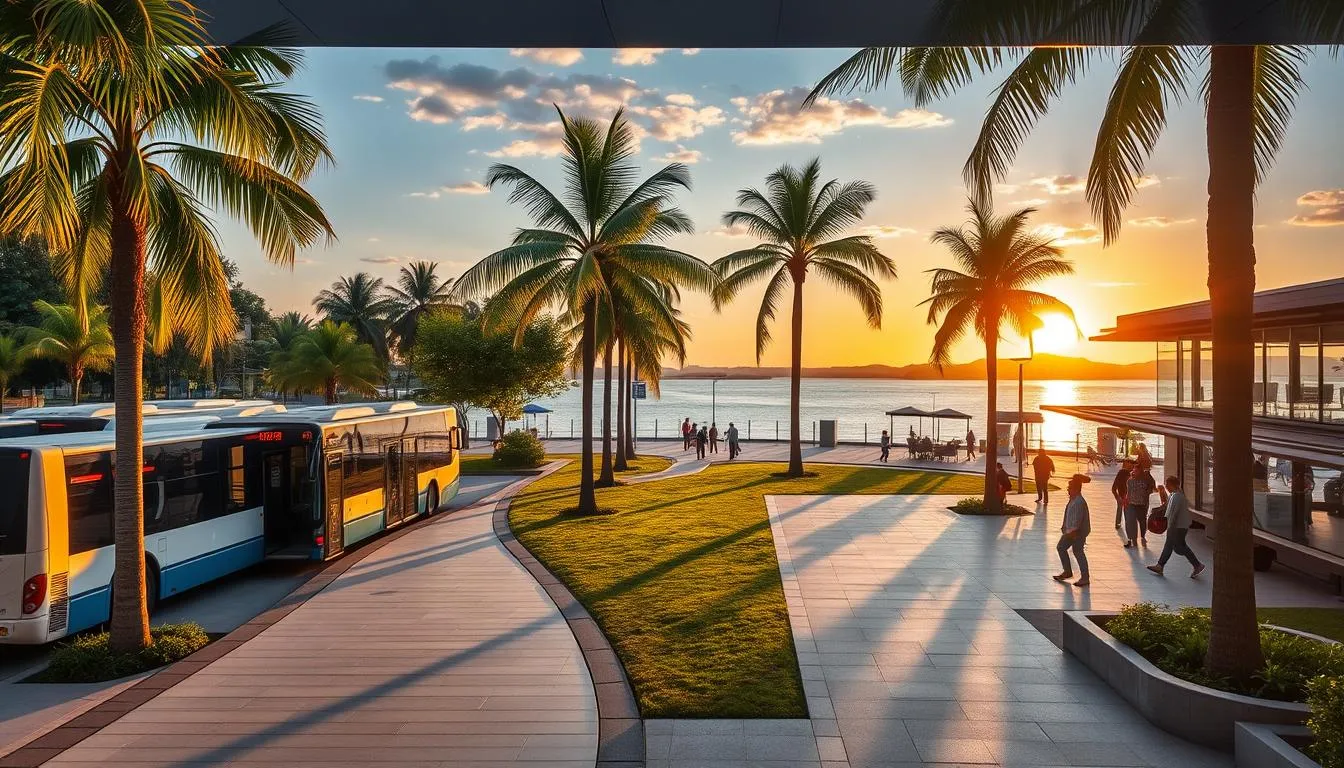 Como chegar ao Pontão do Lago Sul de ônibus
